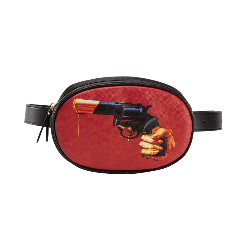 Поясная сумка Seletti Revolver Черный Красный Поясная сумка Seletti Revolver Черный Красный в Тюмени | Loft Concept