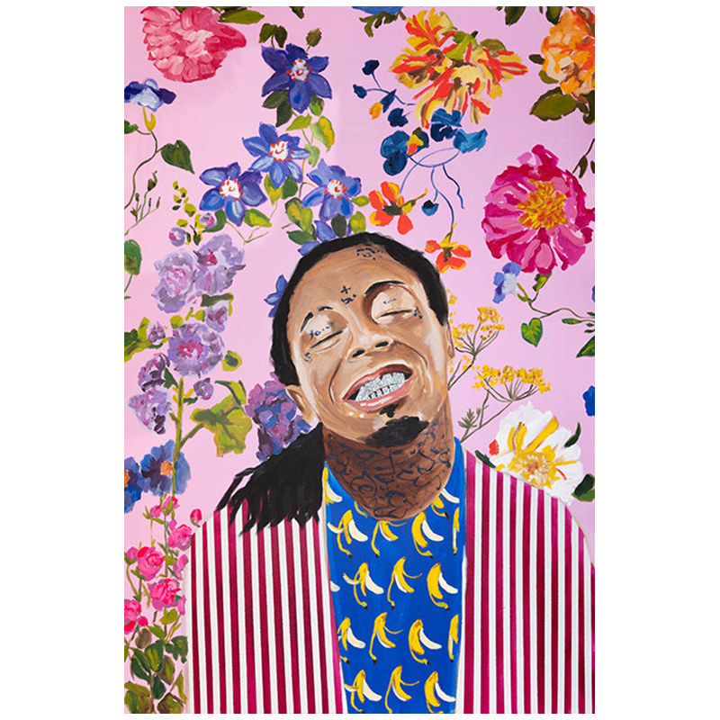 Картина Lil Wayne with Floral Background Мульти Картина Lil Wayne with Floral Background Мульти в Тюмени | Loft Concept