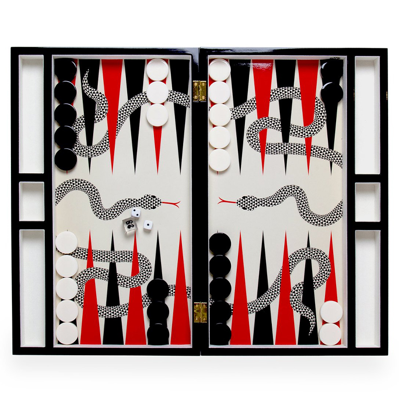 Нарды EDEN BACKGAMMON SET Jonathan Adler Красный Черный ivory ( слоновая кость ) Нарды EDEN BACKGAMMON SET Jonathan Adler Красный Черный ivory ( слоновая кость ) в Тюмени | Loft Concept