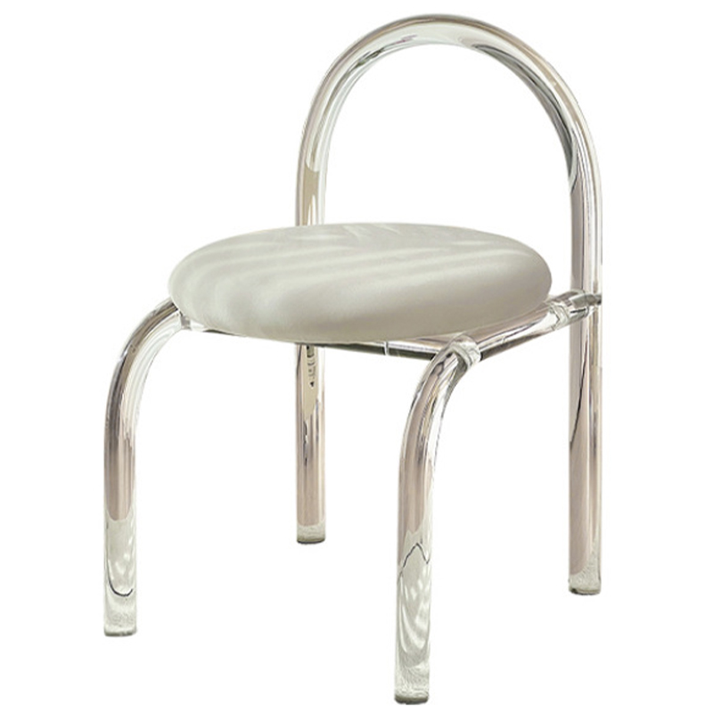 Дизайнерский Стул с ножками из прозрачного Акрила Princesa cristal Chair Прозрачный Белый Дизайнерский Стул с ножками из прозрачного Акрила Princesa cristal Chair Прозрачный Белый в Тюмени | Loft Concept