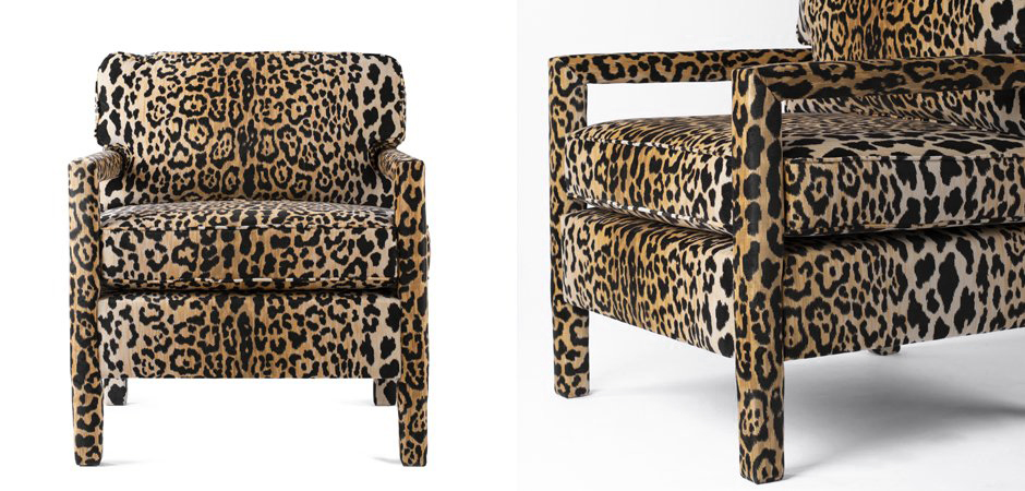 Кресло Leopard Parsons Chair Кресло Leopard Parsons Chair - Loft-Concept в Тюмени