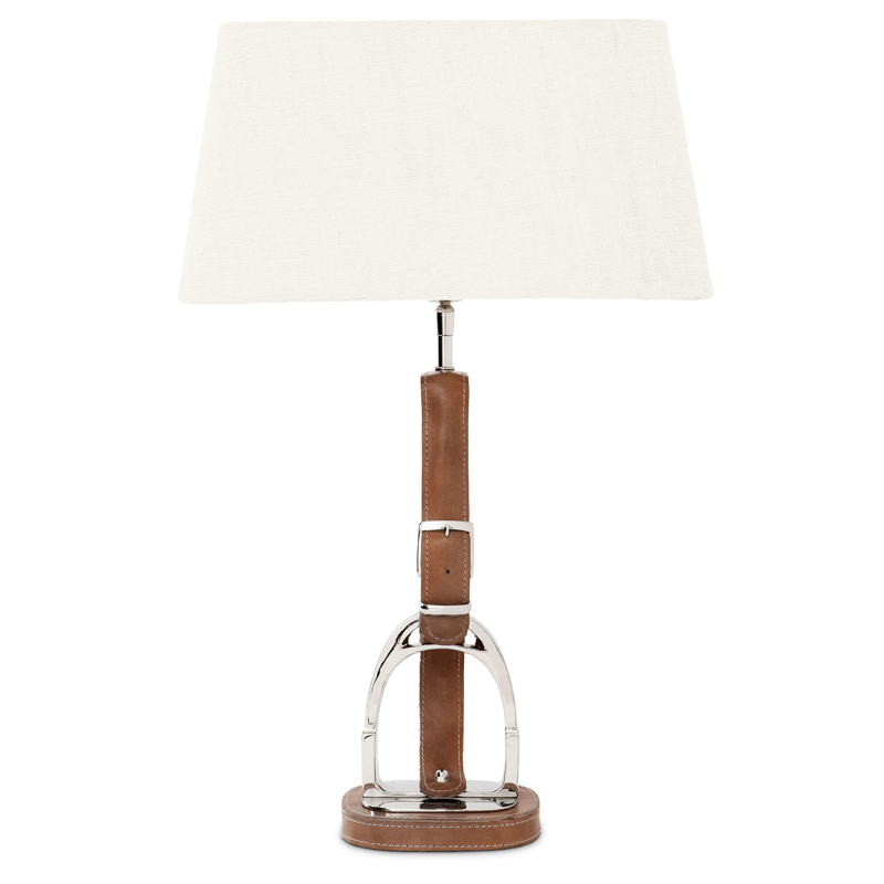 Настольная лампа Eichholtz Table Lamp Olympia Equestrian Никель Коричневый Кремовый Настольная лампа Eichholtz Table Lamp Olympia Equestrian Никель Коричневый Кремовый в Тюмени | Loft Concept