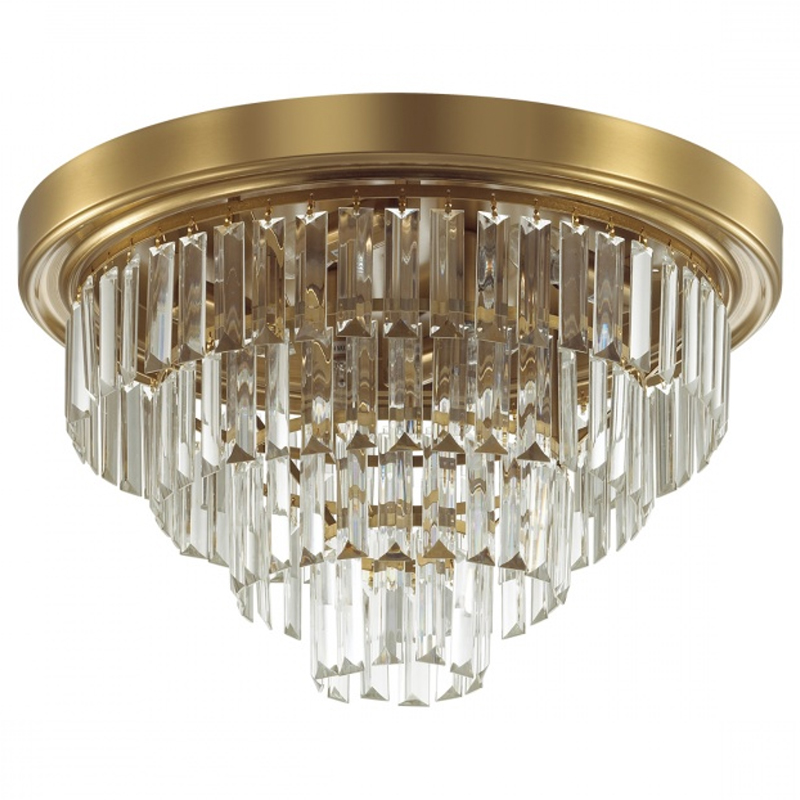 Хрустальная потолочная люстра Crystal Fountain Maxi Латунь Латунь Хрустальная потолочная люстра Crystal Fountain Maxi Латунь Латунь в Тюмени | Loft Concept
