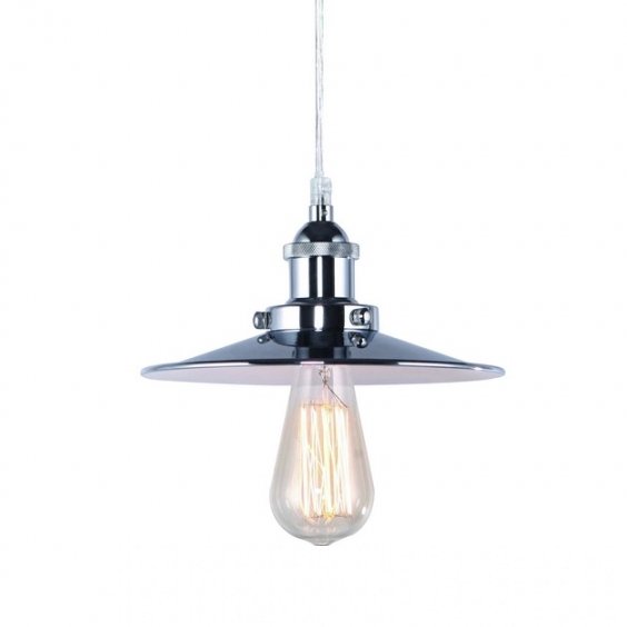 Подвесной светильник 20TH C. Factory Filament Metal Single Pendant Хром Подвесной светильник 20TH C. Factory Filament Metal Single Pendant Хром в Тюмени | Loft Concept