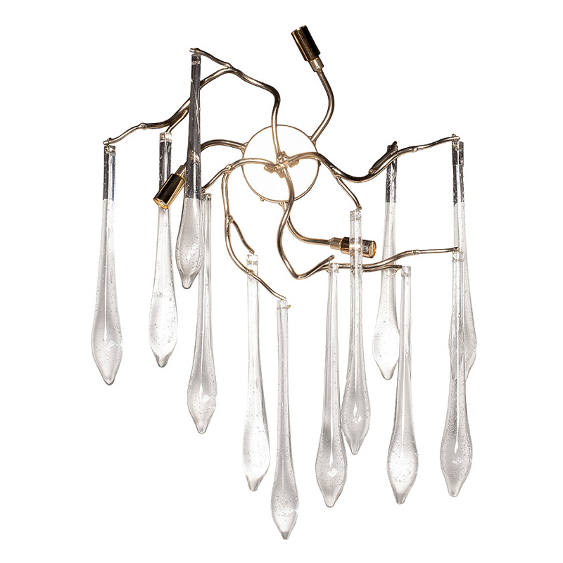 Бра Droplet Branches Champagne Wall Lamp Золотой Шампань Бра Droplet Branches Champagne Wall Lamp Золотой Шампань в Тюмени | Loft Concept