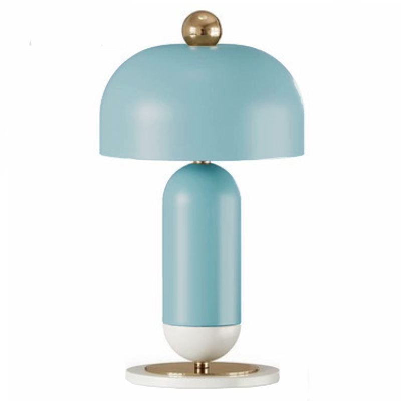 Meet Table lamp blue Голубой Латунь Meet Table lamp blue Голубой Латунь в Тюмени | Loft Concept