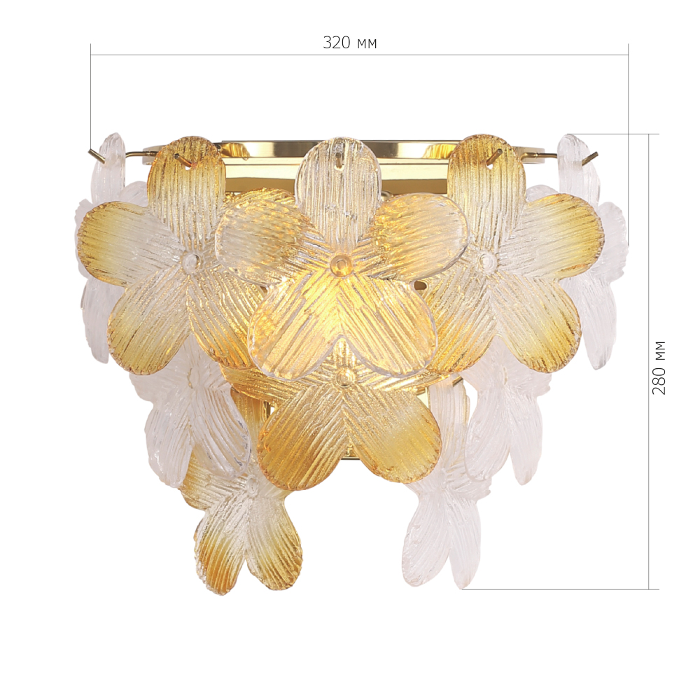 Бра с цветочными мотивами Light Floral Glow в Тюмени