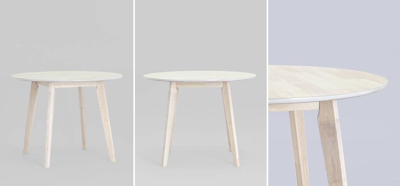 Стол обеденный Bleached Oak - фото