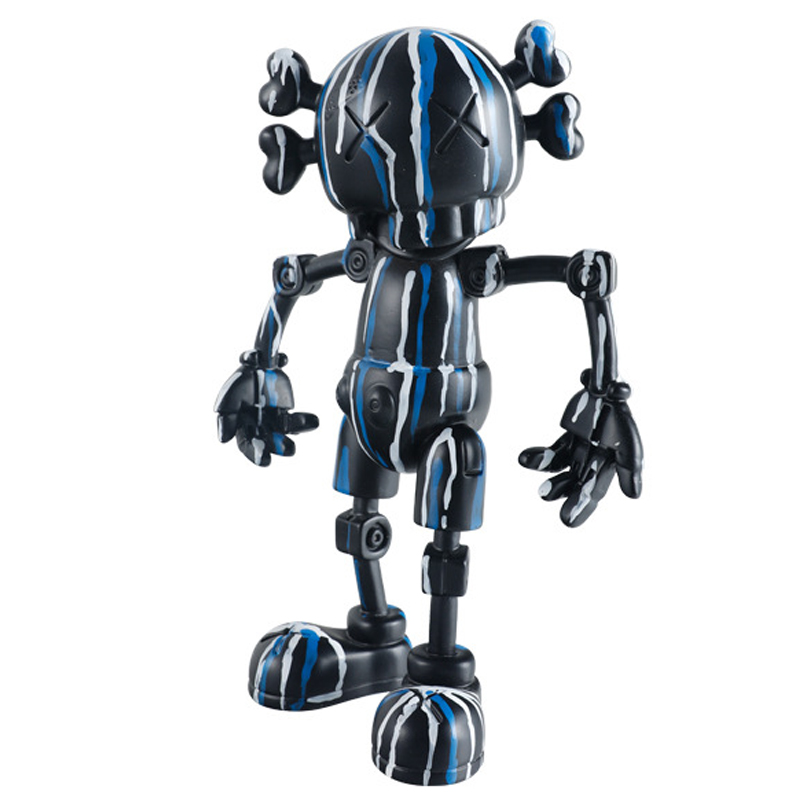 Статуэтка Cartoon Robot Черный Синий Белый Статуэтка Cartoon Robot Черный Синий Белый в Тюмени | Loft Concept