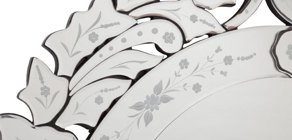 Зеркало Silver Plate Venetian Mirror Зеркало Silver Plate Venetian Mirror - Loft-Concept в Тюмени