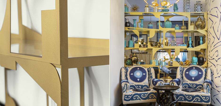 Стеллаж Golden Kaleidoscope Стеллаж Golden Kaleidoscope - Loft-Concept в Тюмени