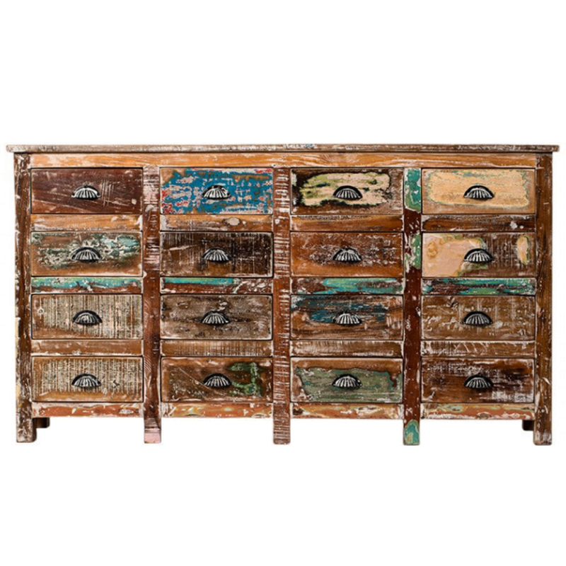 Комод под старину 16 ящиков в стиле Лофт Antique Wood 16 boxes Мульти Комод под старину 16 ящиков в стиле Лофт Antique Wood 16 boxes Мульти в Тюмени | Loft Concept