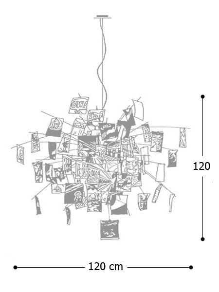 Светильник Zettel Z 5 Ingo Maurer text в Тюмени