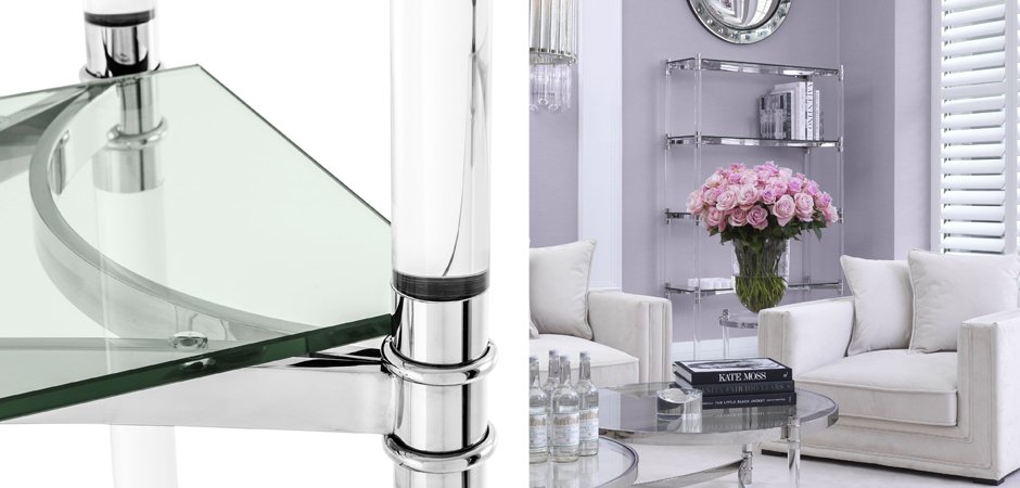 Стеллаж Eichholtz Cabinet Trento Stainless Steel Стеллаж Eichholtz Cabinet Trento Stainless Steel - Loft-Concept в Тюмени