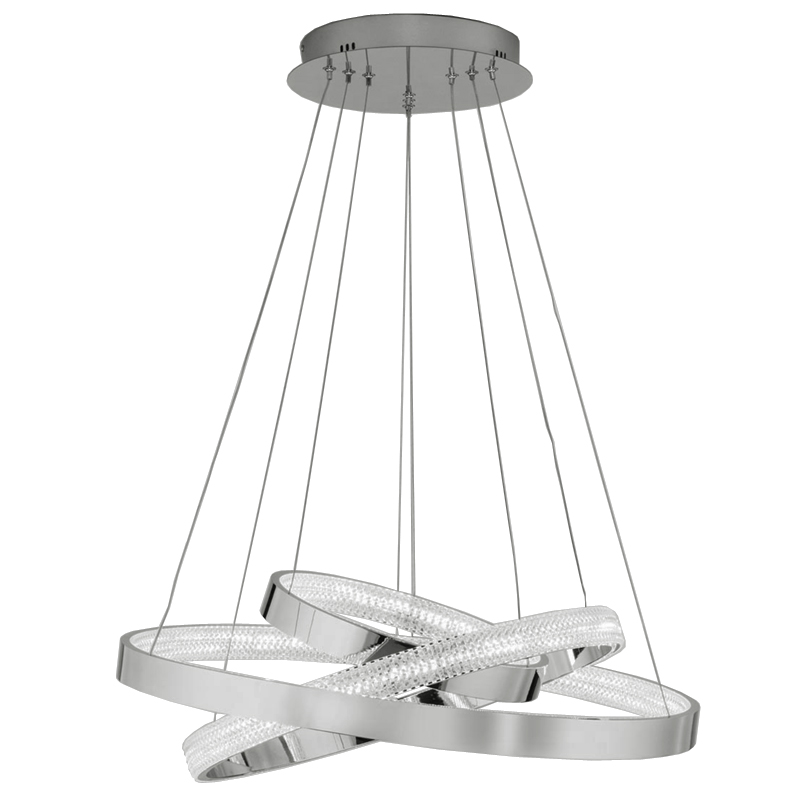 Люстра ORACLE 3 Rings Silver Хром Люстра ORACLE 3 Rings Silver Хром в Тюмени | Loft Concept
