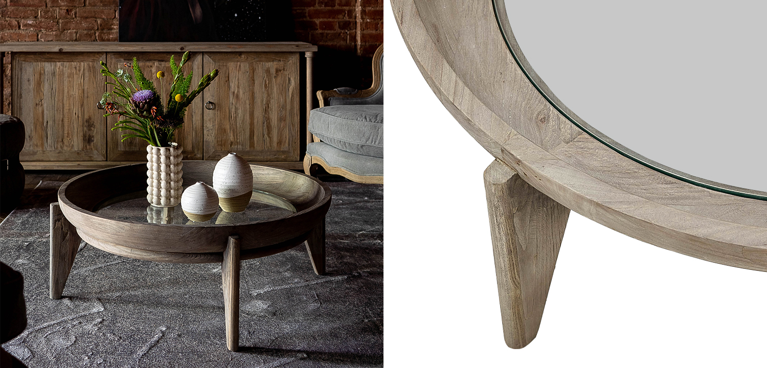 Круглый кофейный стол Imran Round Coffee Table - фото