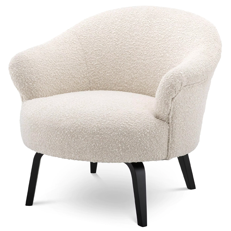 Кресло Eichholtz Chair Moretti Boucle Бежевый Черный Кремовый Черный Кресло Eichholtz Chair Moretti Boucle Бежевый Черный Кремовый Черный в Тюмени | Loft Concept