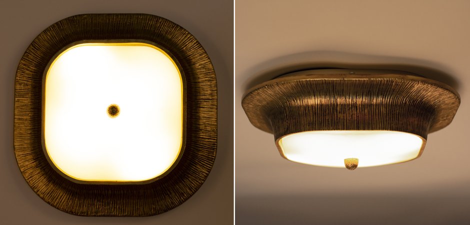 Потолочный светильник Utopia Round Sconce Gold Потолочный светильник Utopia Round Sconce Gold - Loft-Concept в Тюмени