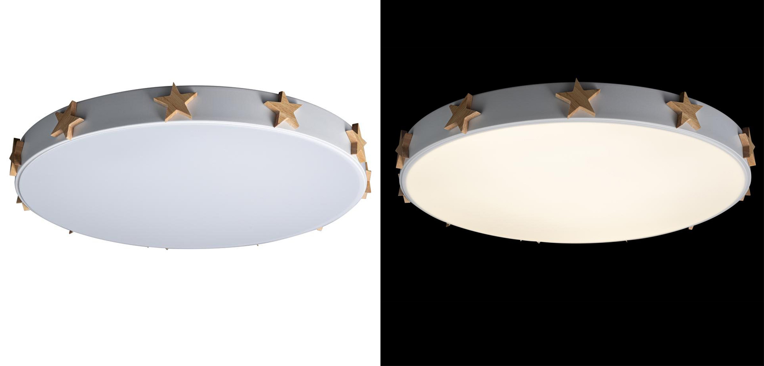 Потолочный светильник Звезды - фото