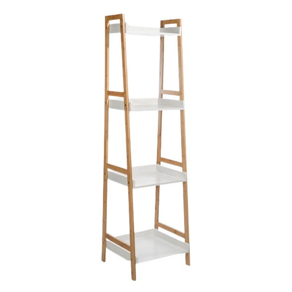 Стеллаж Stockholm White & Beige Белый Бежевый Стеллаж Stockholm White & Beige Белый Бежевый в Тюмени | Loft Concept