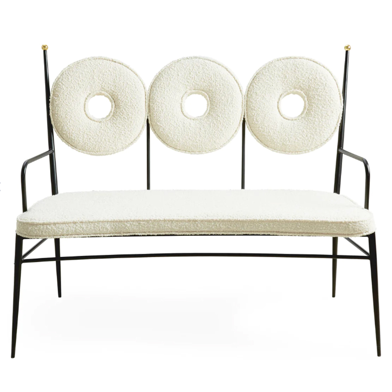 Банкетка Rondo Bench ivory ( слоновая кость ) Банкетка Rondo Bench ivory ( слоновая кость ) в Тюмени | Loft Concept