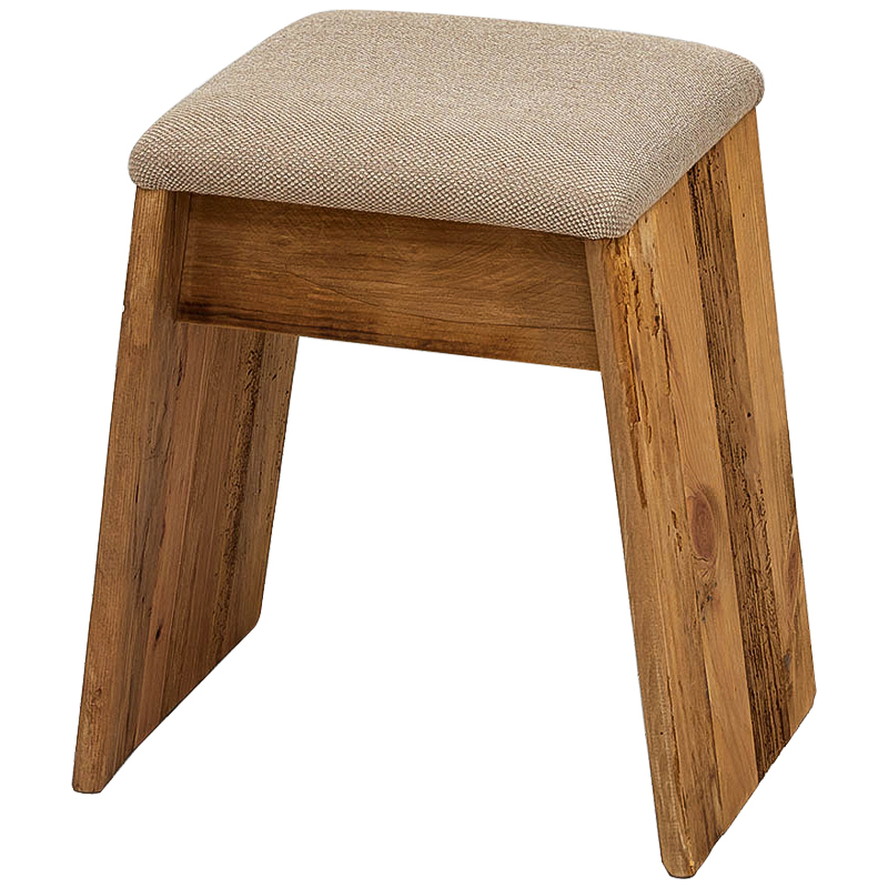 Пуф деревянный Aime Wood Pouf Древесина Бежево-серый Пуф деревянный Aime Wood Pouf Древесина Бежево-серый в Тюмени | Loft Concept
