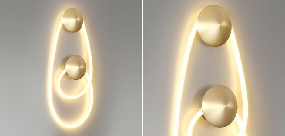 Бра Золотой LUKE LAMPCO TRACER LAMP с двумя крепежными планками Бра Золотой LUKE LAMPCO TRACER LAMP с двумя крепежными планками - Loft-Concept в Тюмени