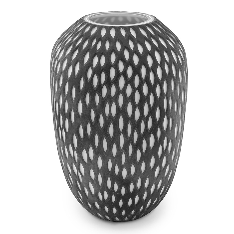 Ваза VASE POIS Черно-белый Ваза VASE POIS Черно-белый в Тюмени | Loft Concept