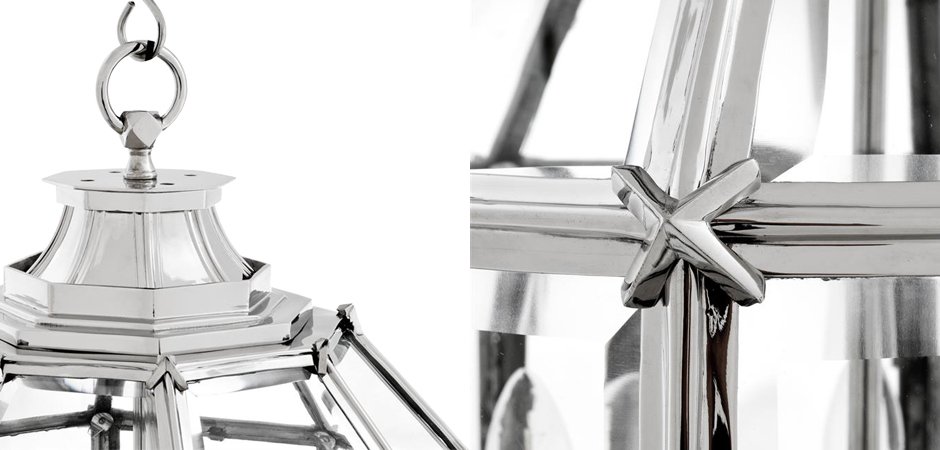 Люстра Lantern Owen Nickel M - Loft-Concept в Тюмени