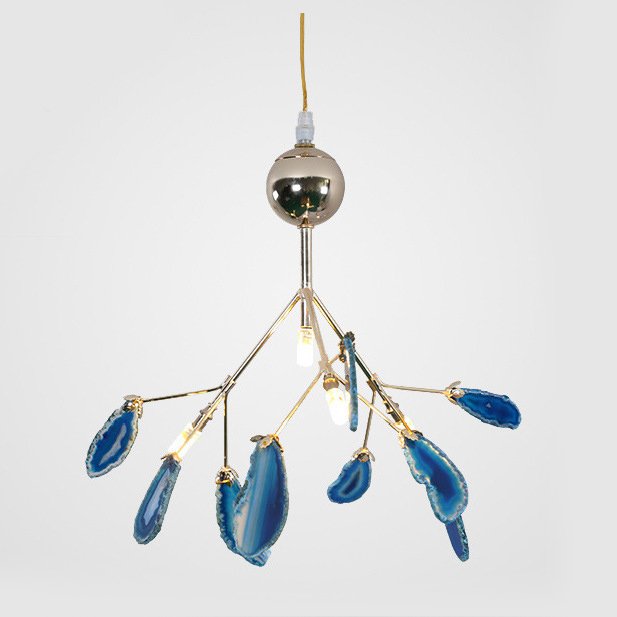 Люстра Agate Feathers mini Глянцевое золото Люстра Agate Feathers mini Глянцевое золото в Тюмени | Loft Concept