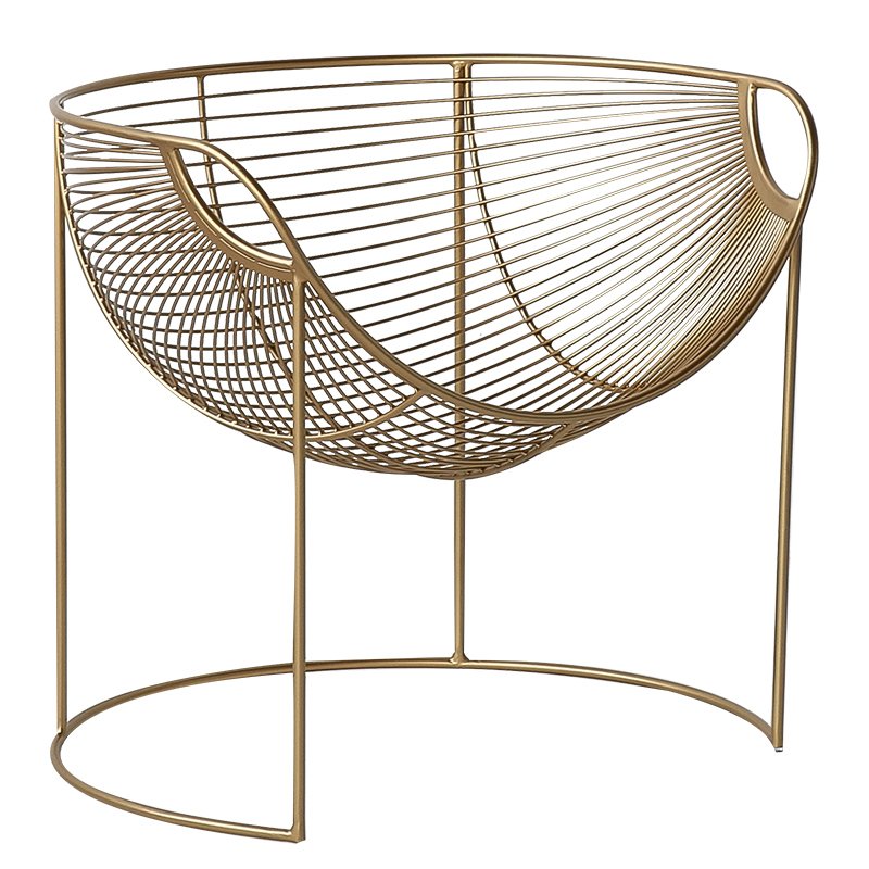 Стул Rods sphere gold матовое золото Стул Rods sphere gold матовое золото в Тюмени | Loft Concept