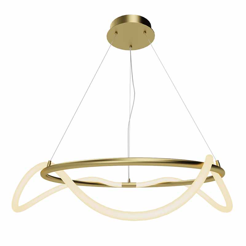 Люстра Luke Lampco Tracer Chandelier Gold 60 Белый матовое золото Люстра Luke Lampco Tracer Chandelier Gold 60 Белый матовое золото в Тюмени | Loft Concept