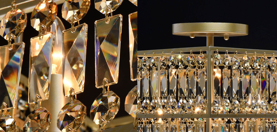 Потолочный светильник Crystal Inserts Lamp amber 6 Потолочный светильник Crystal Inserts Lamp amber 6 - Loft-Concept в Тюмени