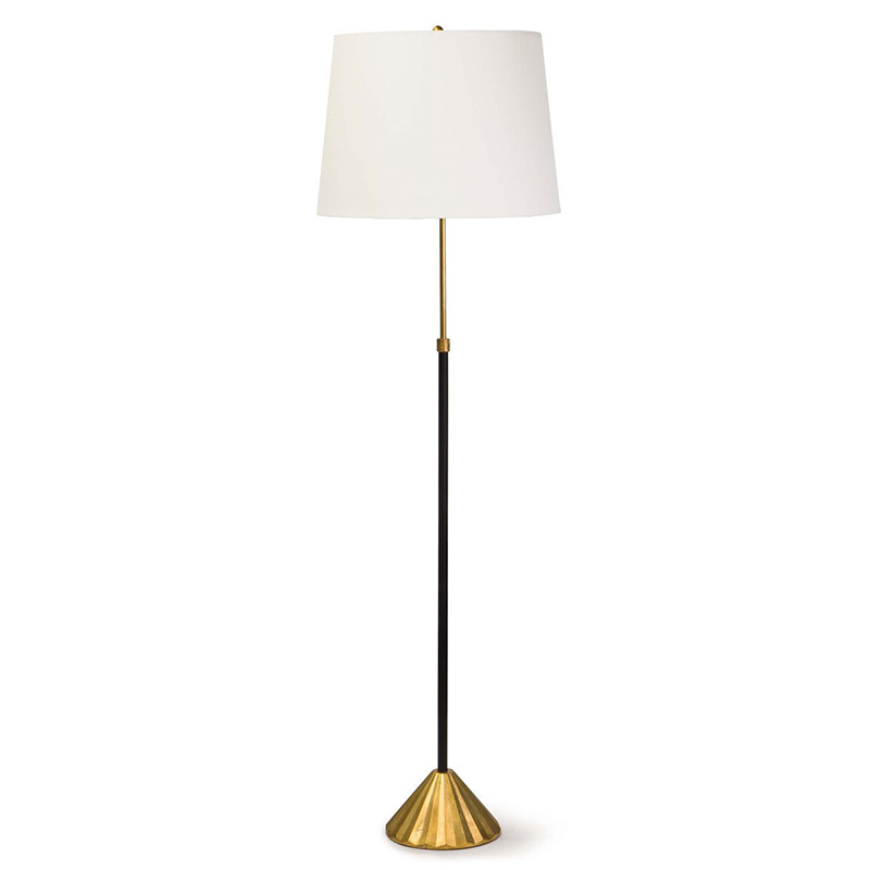 Торшер Arleta Floor lamp Белый Черный Золотой в Тюмени | Loft Concept 