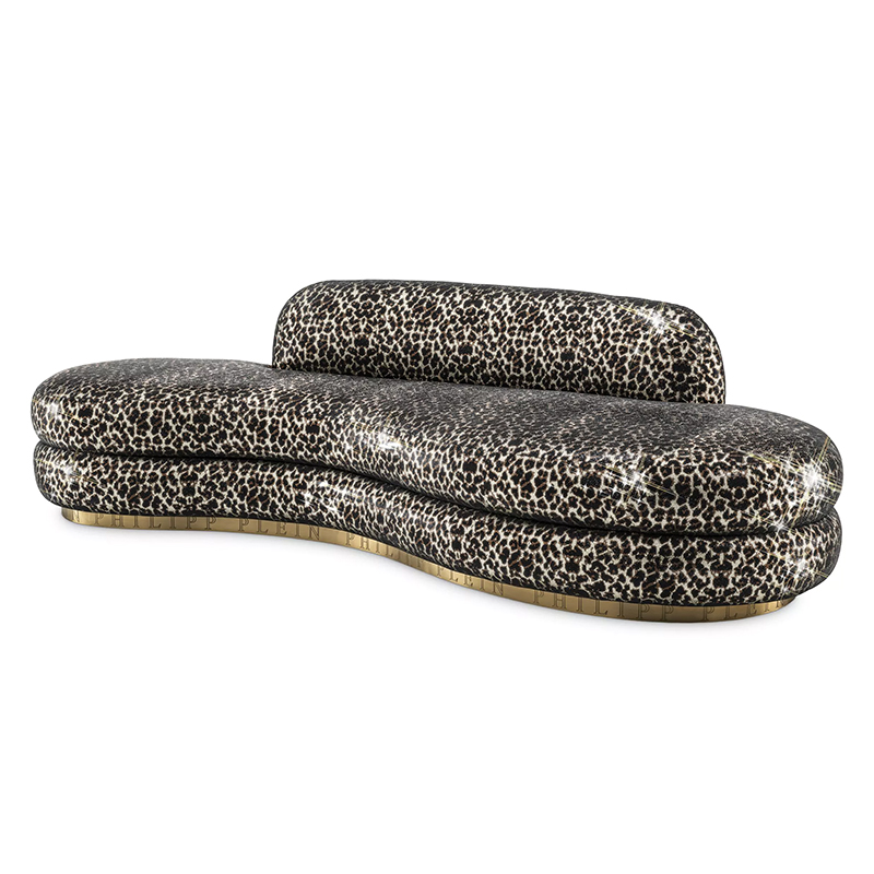 Диван Philipp Plein Sofa Icon Limited Edition Черный ivory ( слоновая кость ) Коричневый Латунь Диван Philipp Plein Sofa Icon Limited Edition Черный ivory ( слоновая кость ) Коричневый Латунь в Тюмени | Loft Concept
