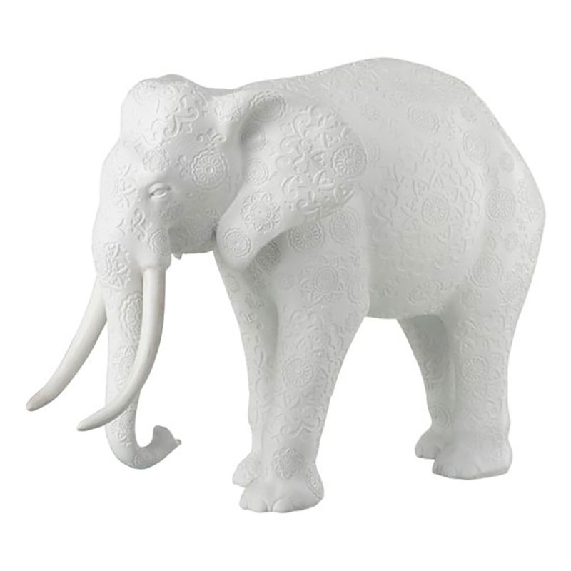 Статуэтка декоративная белый слон White Elephant Белый Статуэтка декоративная белый слон White Elephant Белый в Тюмени | Loft Concept