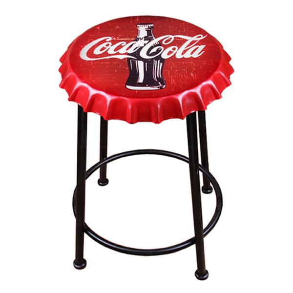 Стул Bottle Cap Coca & Cola Красный Черный Стул Bottle Cap Coca & Cola Красный Черный в Тюмени | Loft Concept
