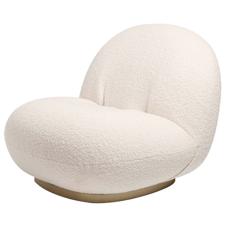 Кресло Pacha lounge chair ivory Молочный Кресло Pacha lounge chair ivory Молочный в Тюмени | Loft Concept