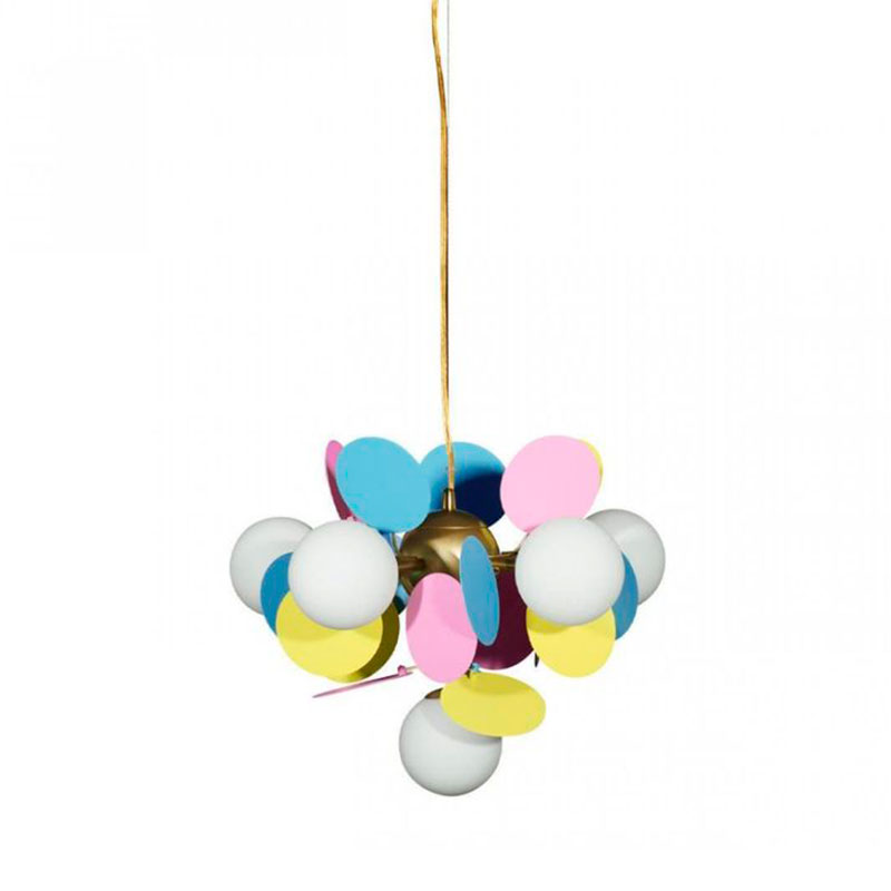 Люстра MATISSE Chandelier multicolor 6 ламп Мульти Золотой Люстра MATISSE Chandelier multicolor 6 ламп Мульти Золотой в Тюмени | Loft Concept