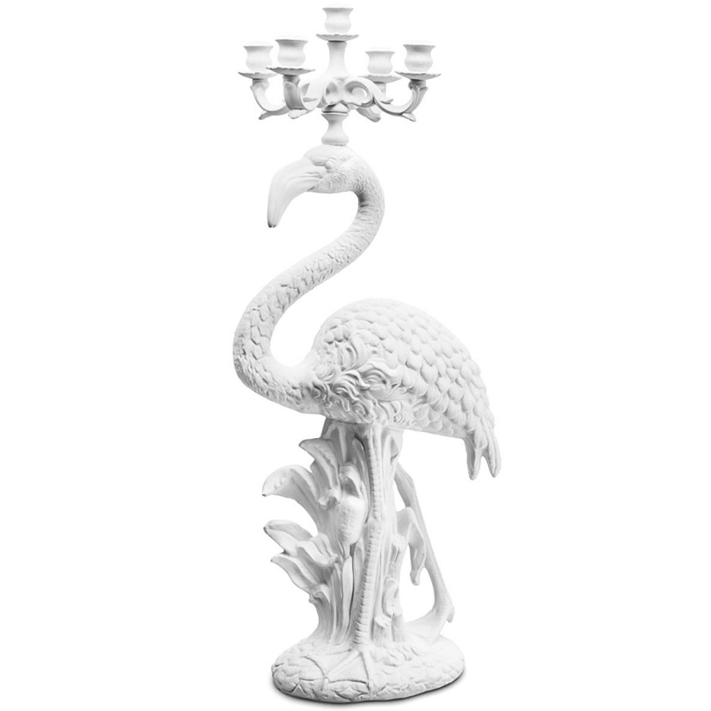 Подсвечник Candleholder Flamingo Bisc. White Белый Подсвечник Candleholder Flamingo Bisc. White Белый в Тюмени | Loft Concept