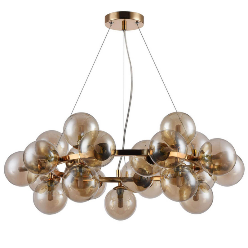 Люстра Berries Chandelier Amber 70 матовое золото Янтарь (Amber) Люстра Berries Chandelier Amber 70 матовое золото Янтарь (Amber) в Тюмени | Loft Concept