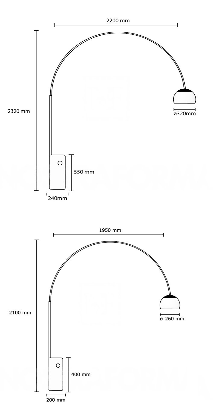 Торшер Flos Arco в Тюмени