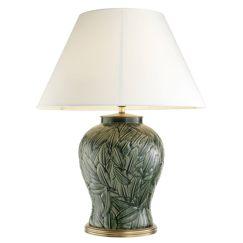 Настольная лампа Eichholtz Table Lamp Cyprus Белый Зеленый Латунь Античная полированная Настольная лампа Eichholtz Table Lamp Cyprus Белый Зеленый Латунь Античная полированная в Тюмени | Loft Concept