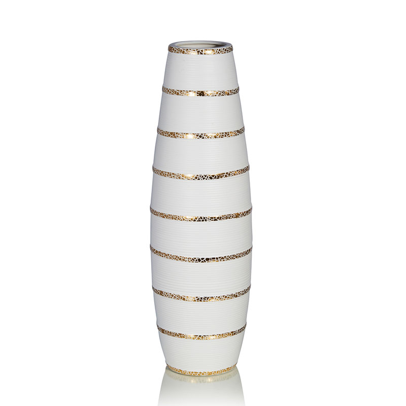 Ваза Vase Beehive white Белый Золотой Ваза Vase Beehive white Белый Золотой в Тюмени | Loft Concept