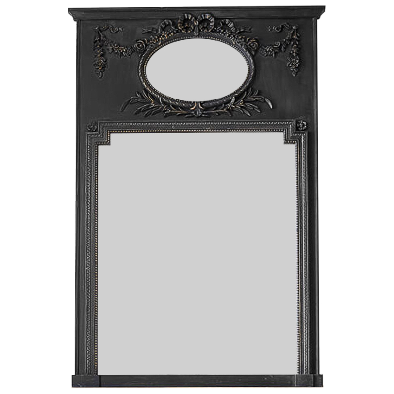 Зеркало Hendrica Mirror Black Винтажный черный Зеркало Hendrica Mirror Black Винтажный черный в Тюмени | Loft Concept