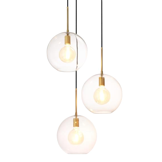 Люстра Chandelier Tango 3 light Латунь Античная полированная Темная бронза Прозрачное Стекло Люстра Chandelier Tango 3 light Латунь Античная полированная Темная бронза Прозрачное Стекло в Тюмени | Loft Concept