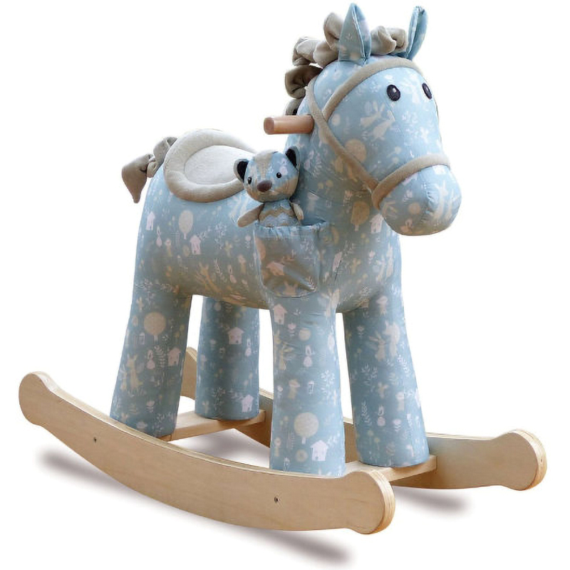 Лошадка-качалка голубая Oscar Pony Голубой Лошадка-качалка голубая Oscar Pony Голубой в Тюмени | Loft Concept