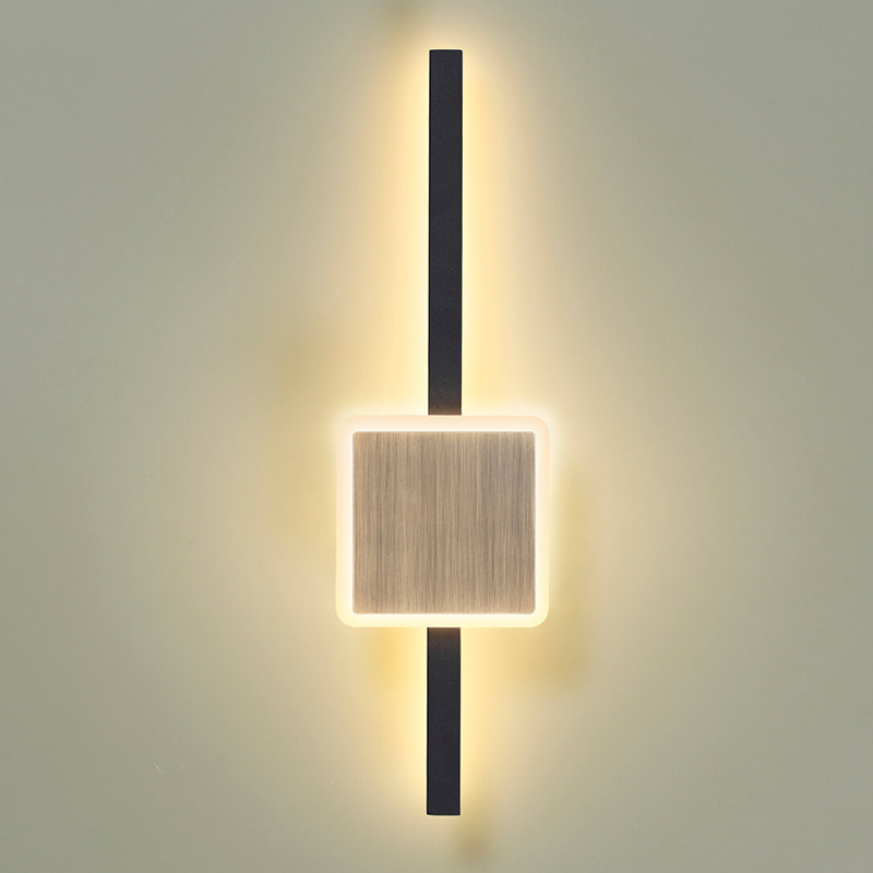 Бра Barrette Square Sconce 40 Черный Античная Бронза Бра Barrette Square Sconce 40 Черный Античная Бронза в Тюмени | Loft Concept