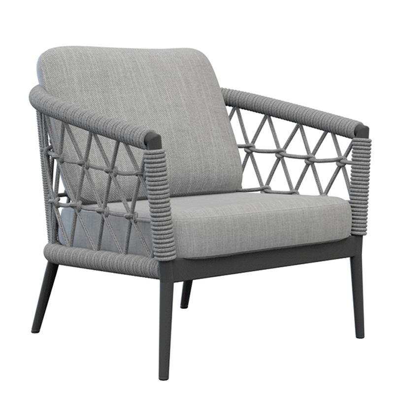Кресло Niels Outdoor Chair Серый Черный Кресло Niels Outdoor Chair Серый Черный в Тюмени | Loft Concept