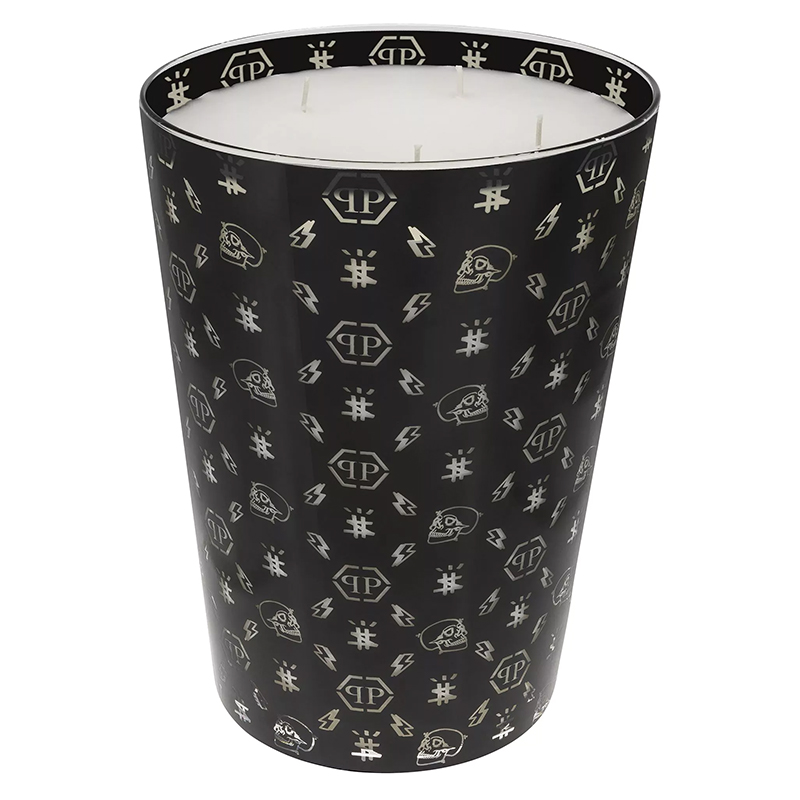 Свеча Philipp Plein Candle Monogram L Черный Белый Свеча Philipp Plein Candle Monogram L Черный Белый в Тюмени | Loft Concept